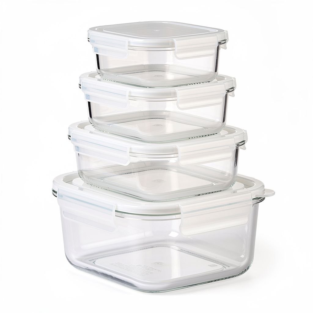 ClearView Glass Food Storage Set
