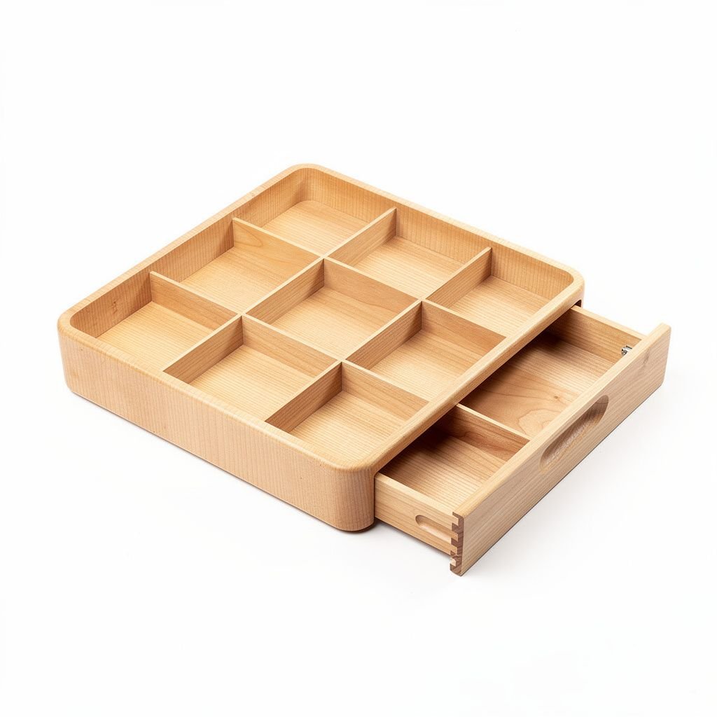 Expandable Bamboo Drawer Organizer