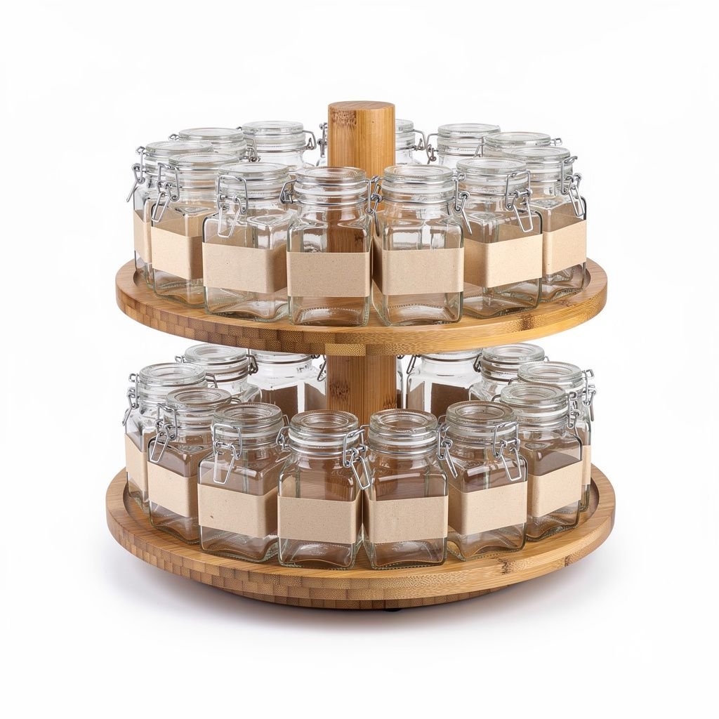 Rotating Spice Jar Carousel
