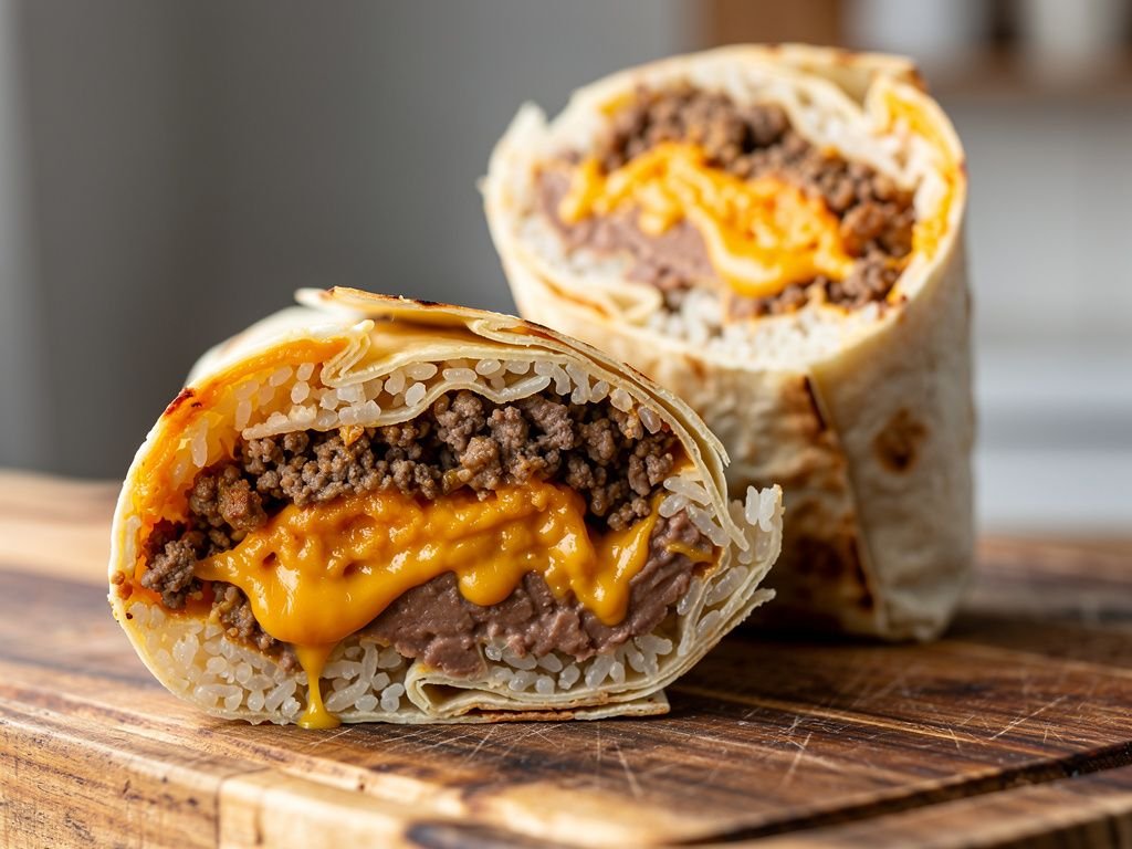 Beef and Bean Burritos