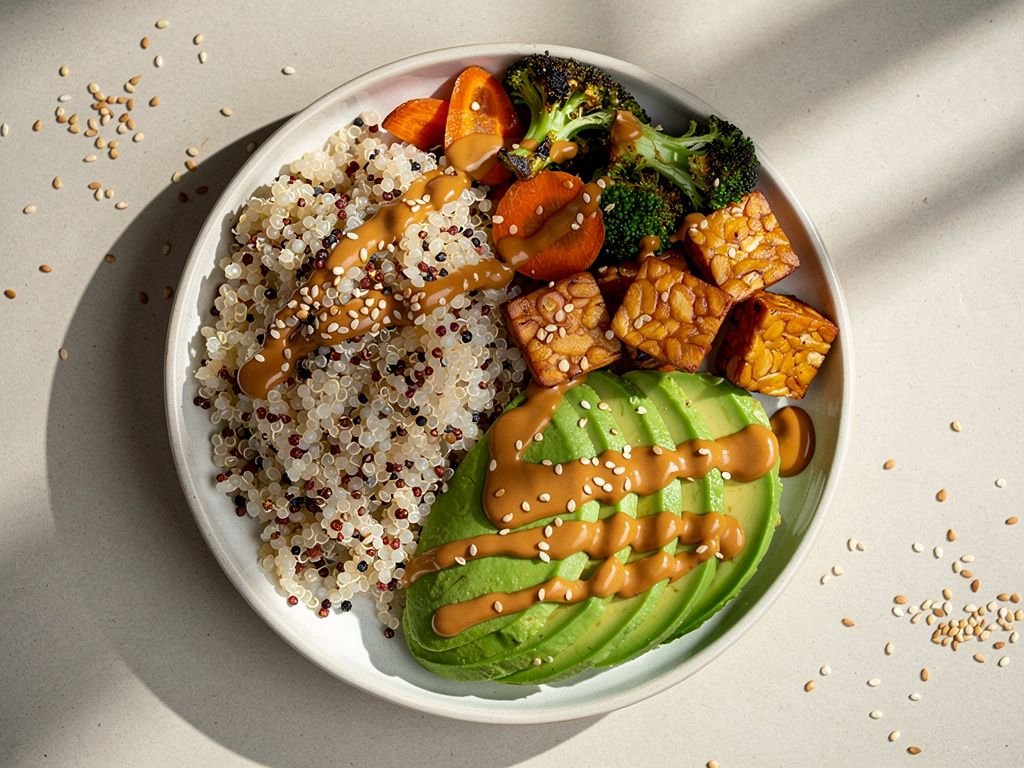 Crispy Tempeh Buddha Bowl