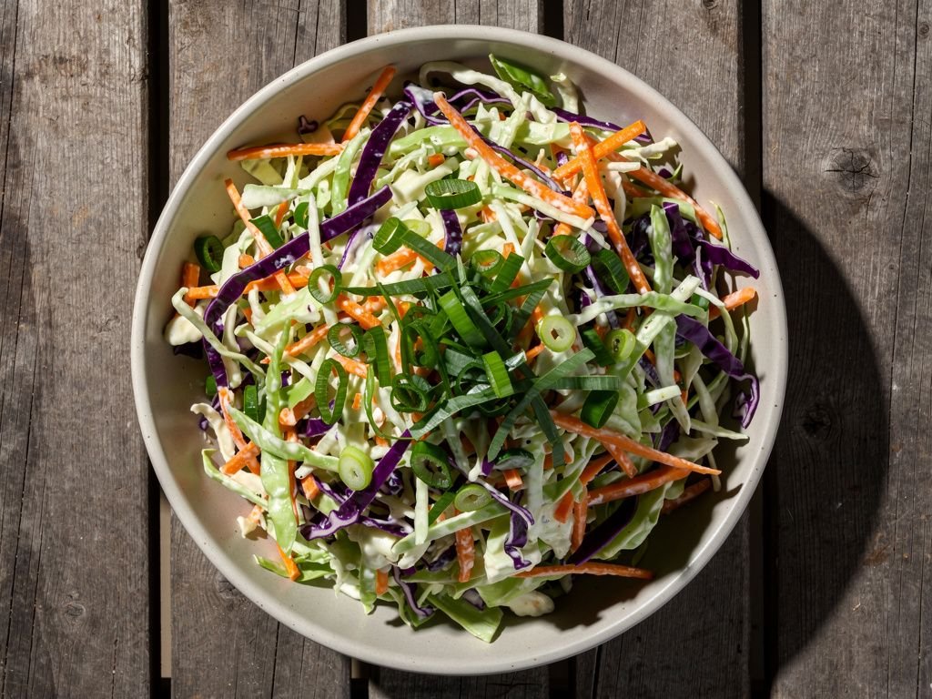 Crunchy Rainbow Coleslaw