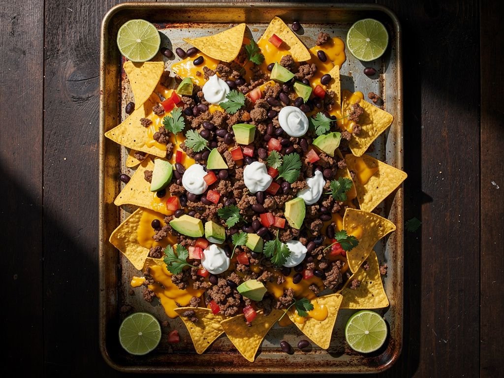 Loaded Beef Nachos Supreme