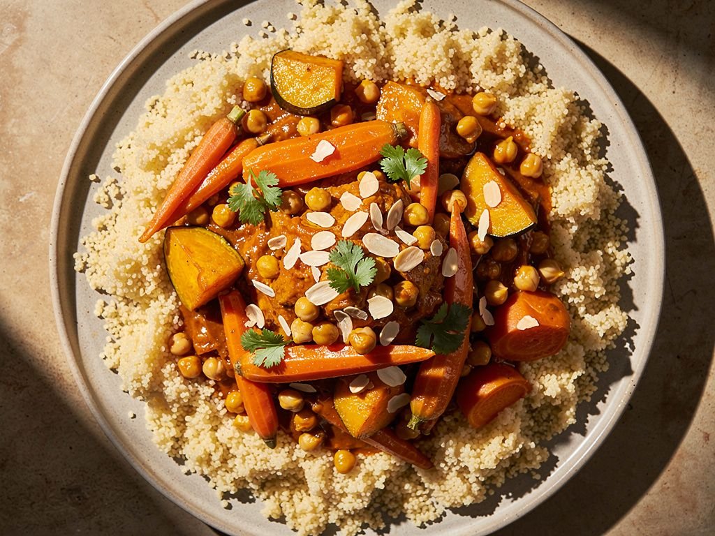 Moroccan Vegetable Tagine with Couscous