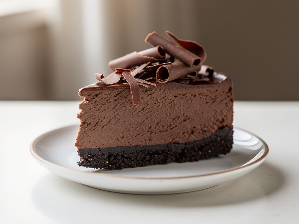 No-Bake Chocolate Cheesecake