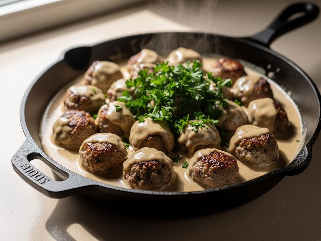 Old-Fashioned Swedish Meatballs