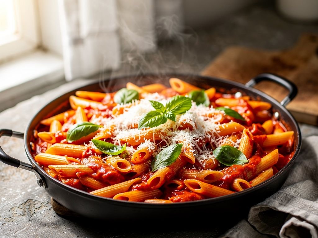 One-Pot Creamy Tomato Basil Pasta