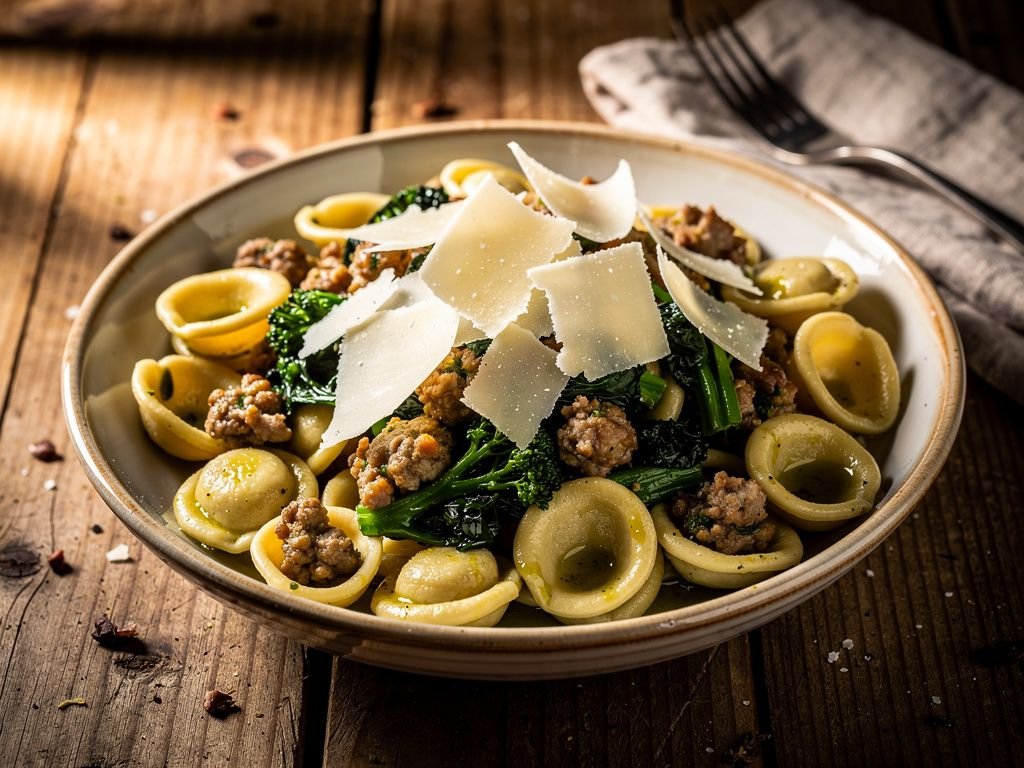 Orecchiette with Sausage and Broccoli Rabe