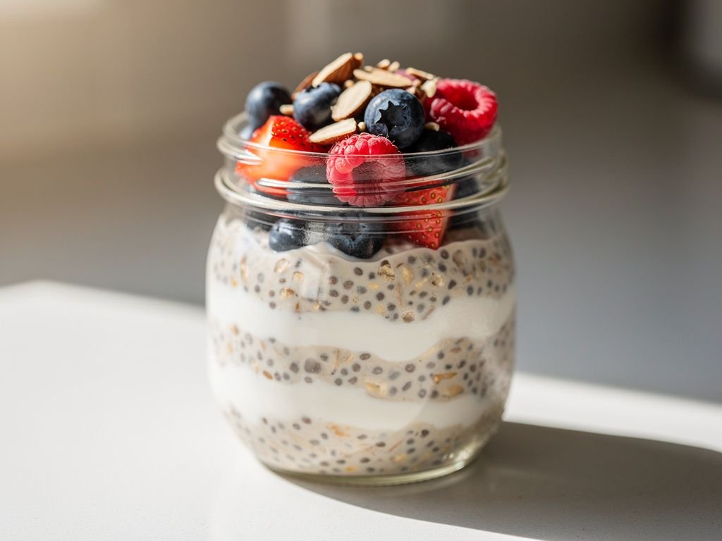 Overnight Oats with Berries