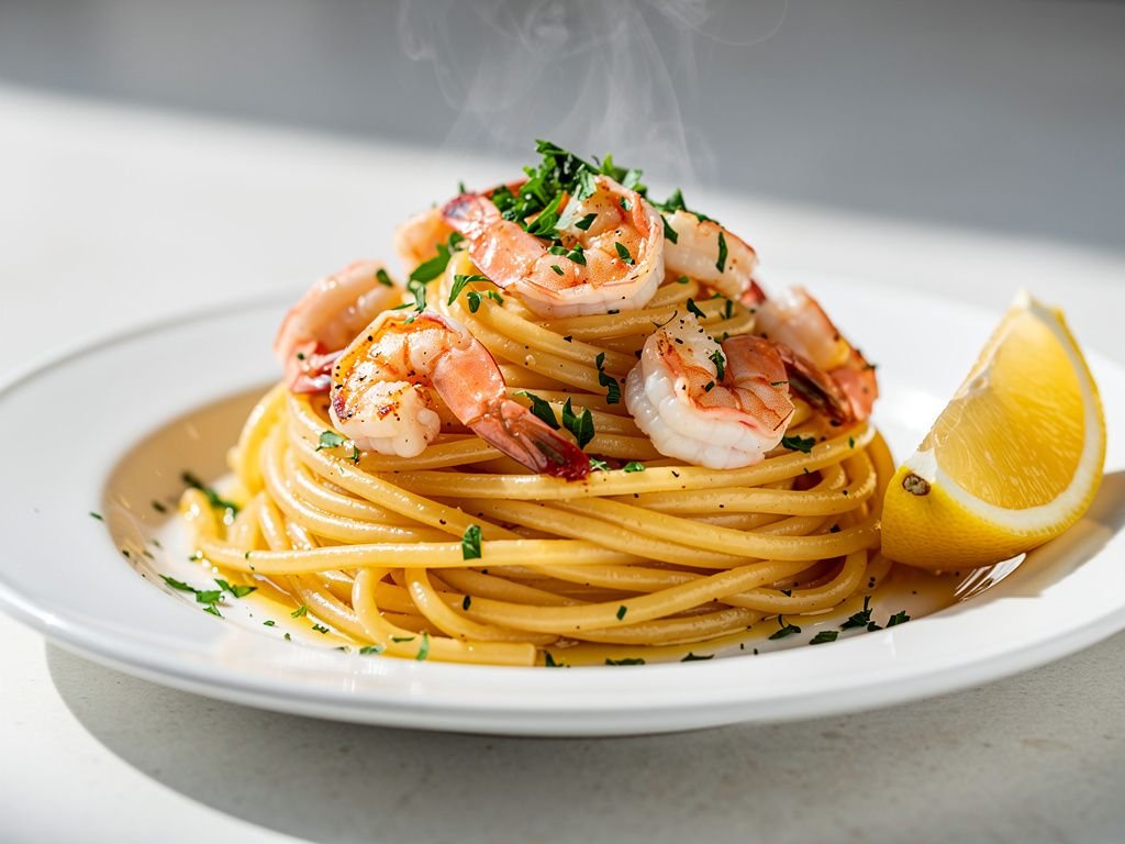 Shrimp Scampi Linguine