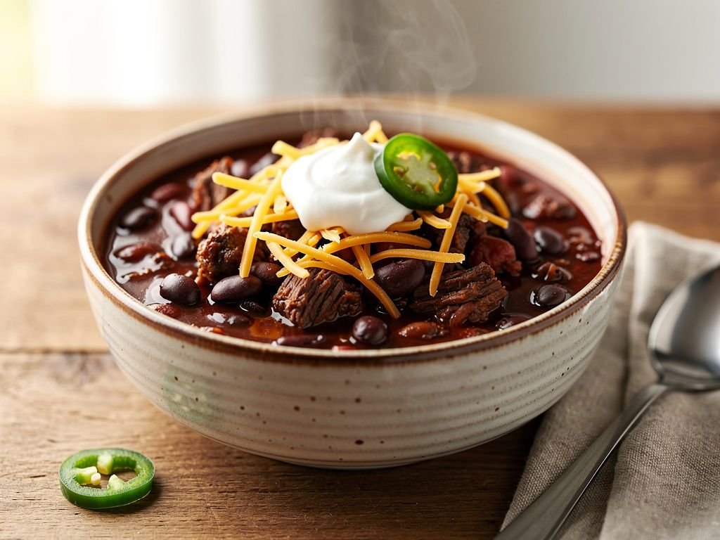 Slow Cooker Beef Chili