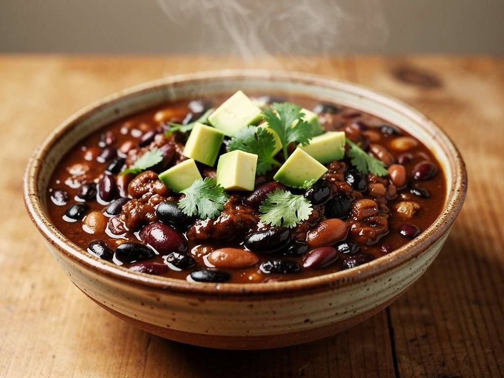 Hearty Three-Bean Chili